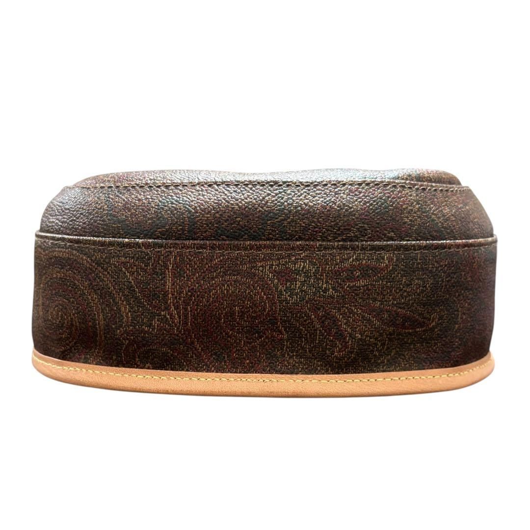 極美品 エトロ ETRO ショルダーバッグ ペイズリー柄 ポシェット PVC