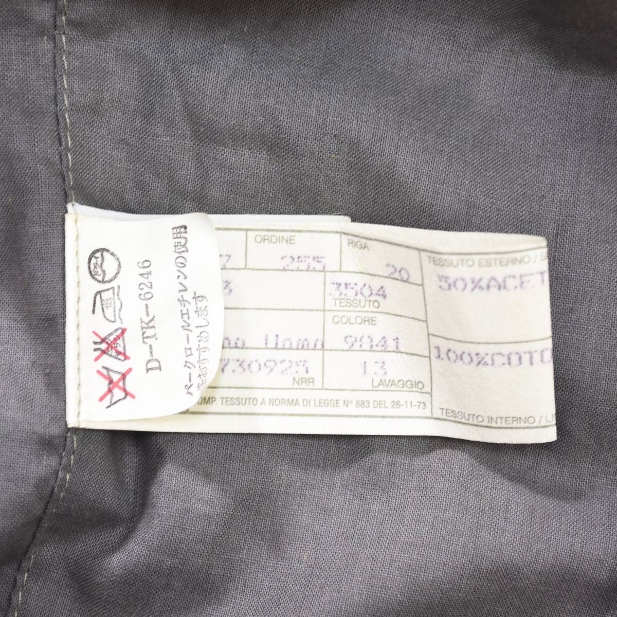 90sヴィンテージ イタリア製 エンポリオ アルマーニ EMPORIO ARMANI レーヨン アセテート フルジップアップ パーカー ジャケット ブルゾン ショート丈 短丈 46 メンズ KARIMZIABAT_FR