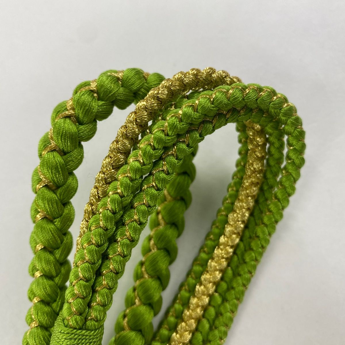 平和屋着物○和装小物 帯締め・帯揚げセット 高麗組 綾出し 舞葉文 地