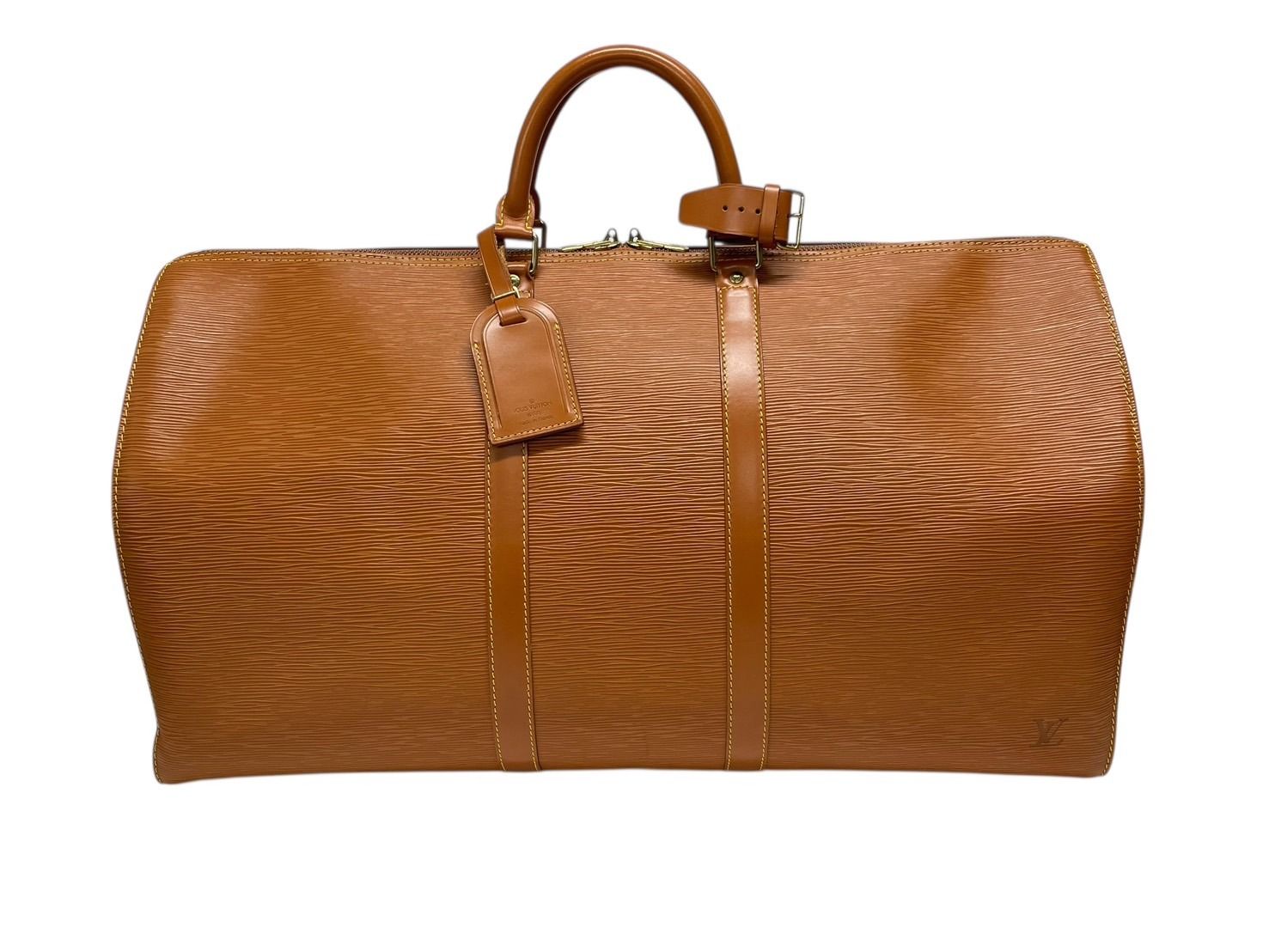 LOUIS VUITTON ルイヴィトン キーポル55 ボストンバッグ ジパングゴールド エピレザー M42958 4b008611