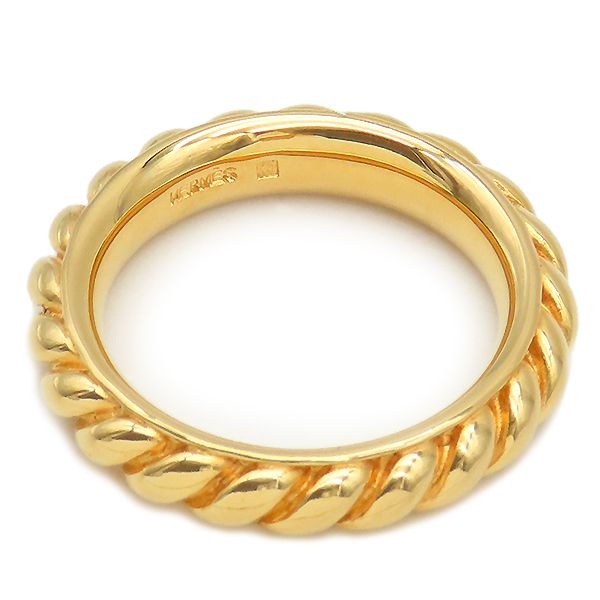 エルメス HERMES スカーフリング ロープ GP ゴールド 箱