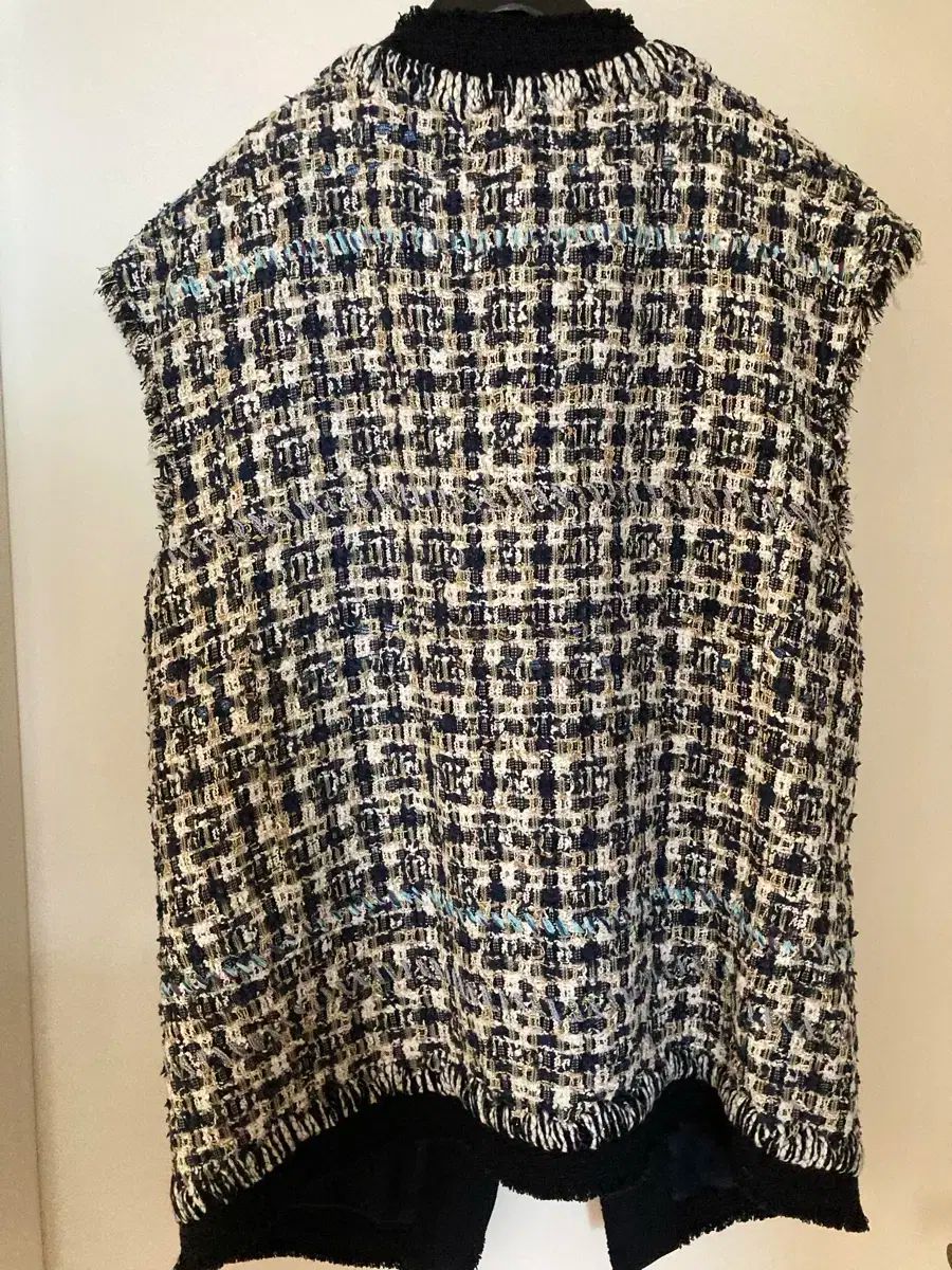 【海外定番】 ランバンコレクション ツイード ベスト 品質保証！