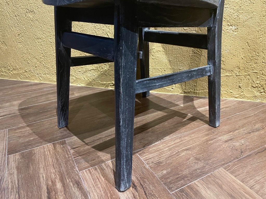 チークチェア 木製 ワークチェア ダイニングチェア ウォッシュ ダメージ仕上げ cha-403-DAW MARWIL-DEMENAGEMENTS_CH