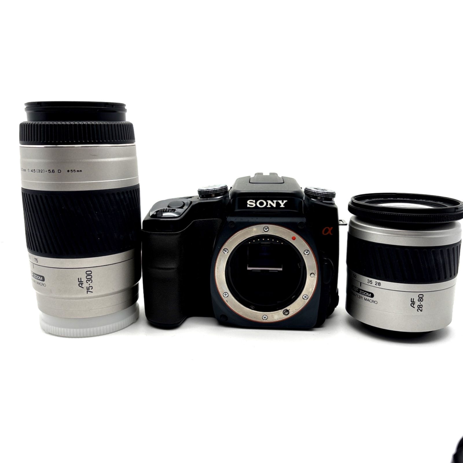 SONY α100 28-80mm 75-300mm II ダブルレンズセット 【公式通販】
