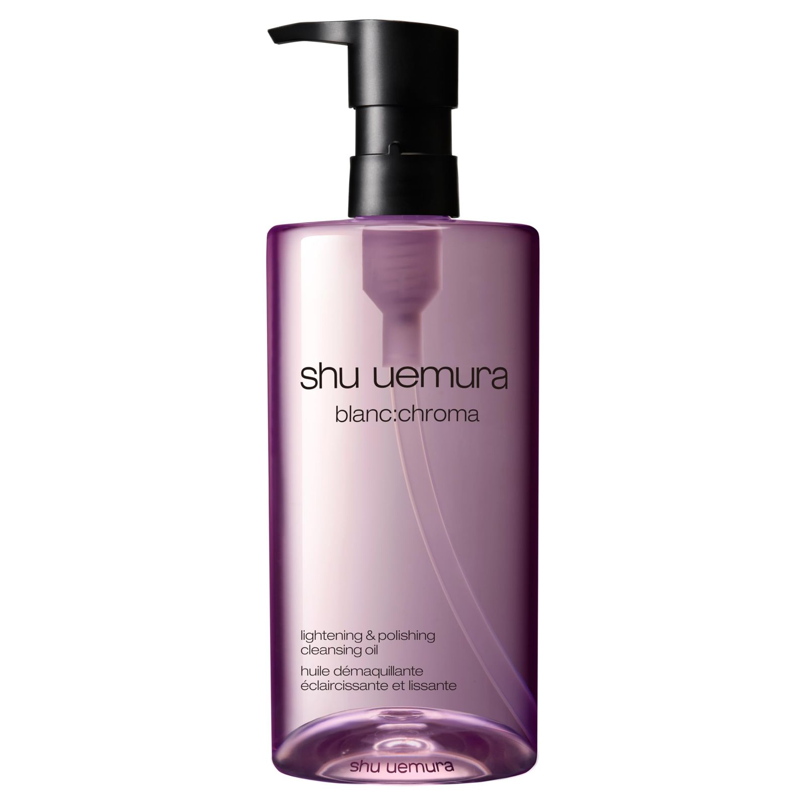 shu uemura シュウ ウエムラ ブランクロマ ライト＆ポリッシュ クレンジング オイル 450mL メイク落とし 美容液で落とす 毛穴 角栓 くすみケア ダブル洗顔不要
