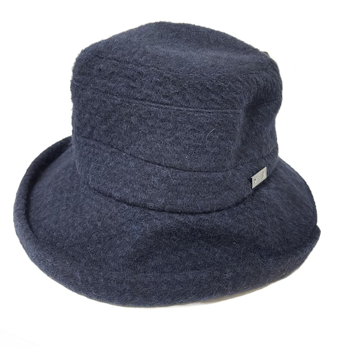 LANVIN COLLECTION ランバン ハット 57.5〜59 - ダークネイビー ウール