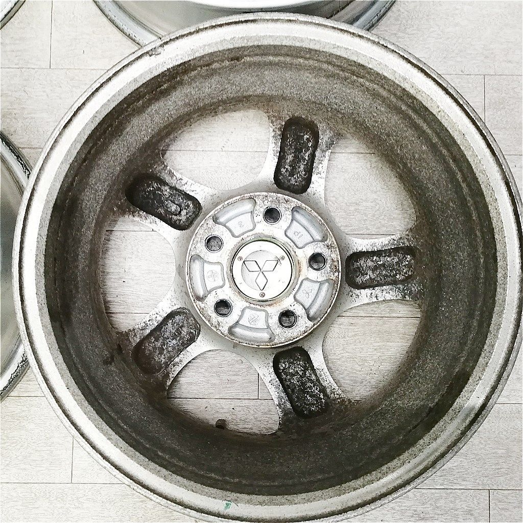 最終コムデ パジェロ ミニ H53A 15インチ 純正アルミ 15x5.5J 4本セット 最短当日配送。