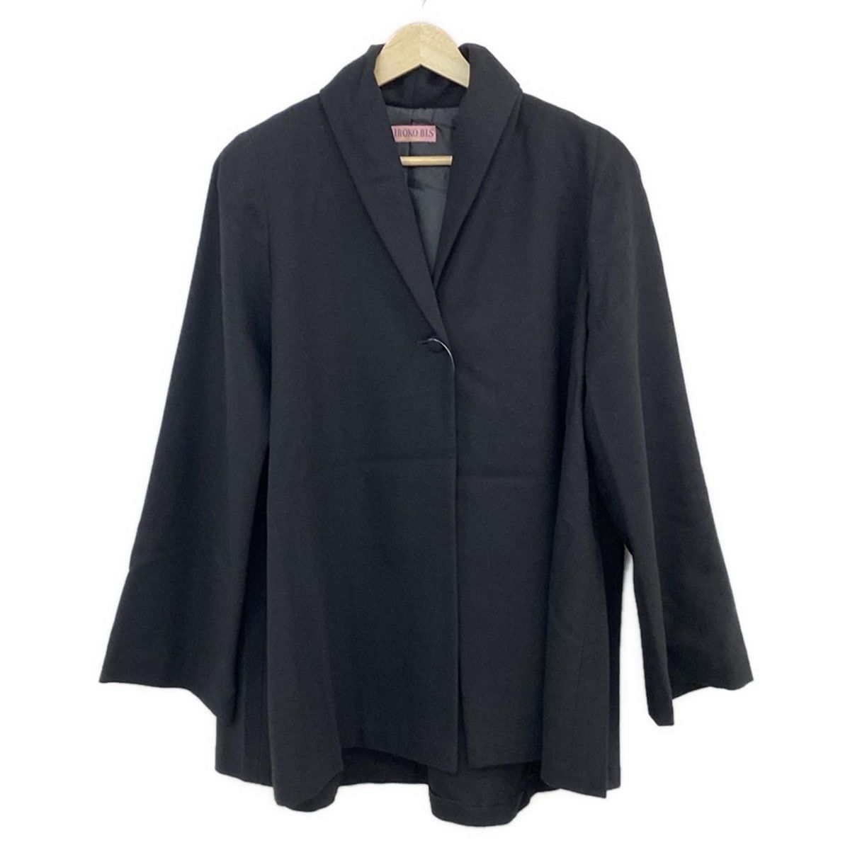 HIROKO BIS ヒロコビス ロングコート レディース ウール 黒 9