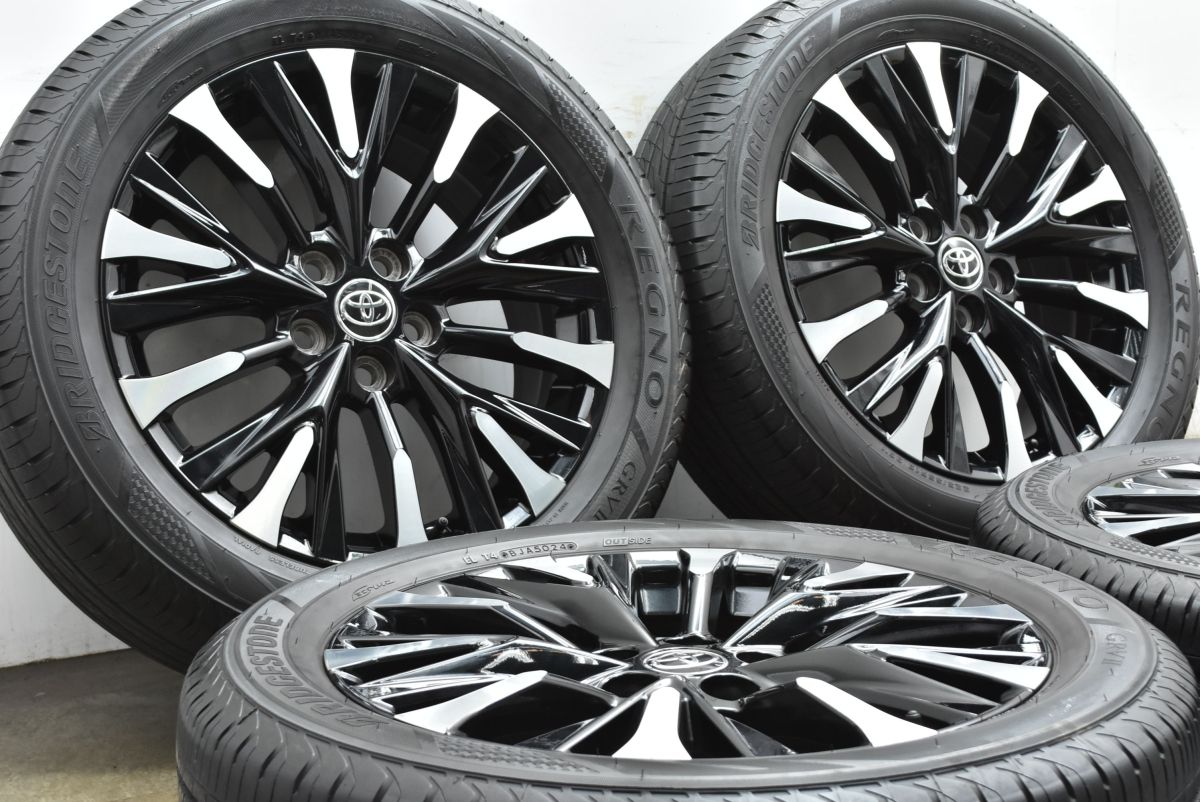 2025年製 バリ溝 トヨタ 40 アルファード エグゼクティブラウンジ 純正OP 19in 7J 40 PCD120 ブリヂストン レグノ GRV II 225|55R19