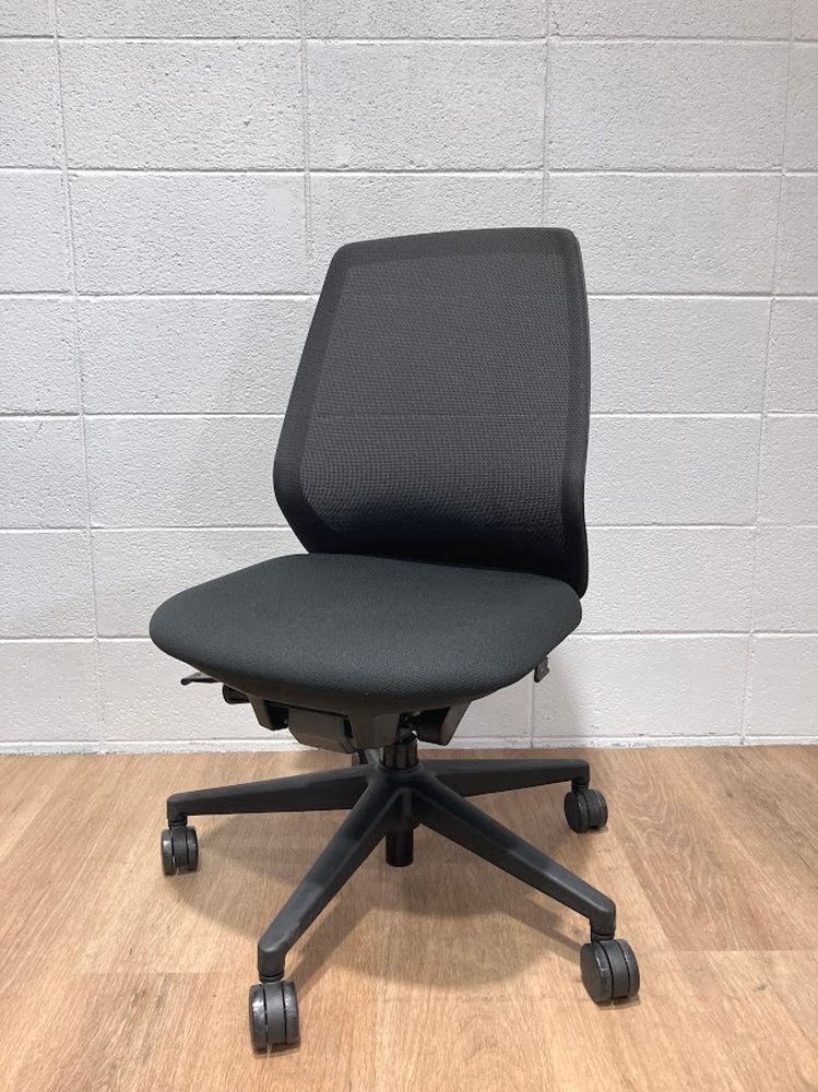 アウトレット品 ウチダ ニンバスチェア ニンバスチェア NA-100BBAL-PA ブラック