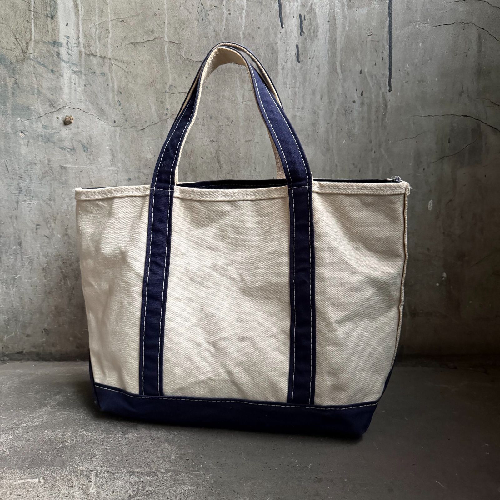 L.L.BEAN】112644 Boat&Tote Bag ジップ L.L.Bean 90s 00s BOAT AND