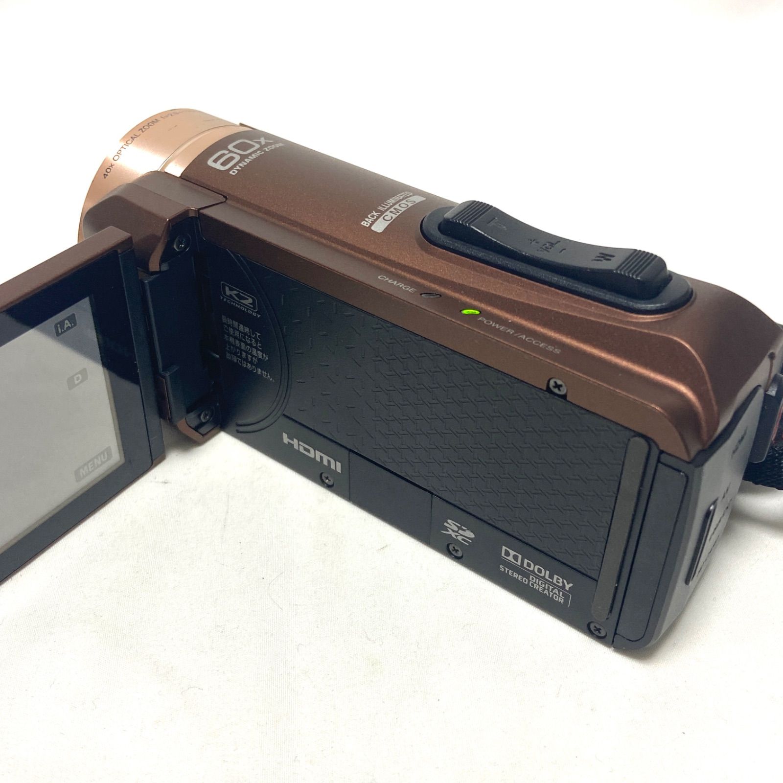  JVC GZ F 50 Everio ビデオカメラ Long Life Battery 60 x DYNAMIC ZOOM ビデオカメラ本体 ビデオカメラ