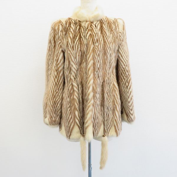 ヴィンテージ 毛皮 ファー ジャケット コート w977400