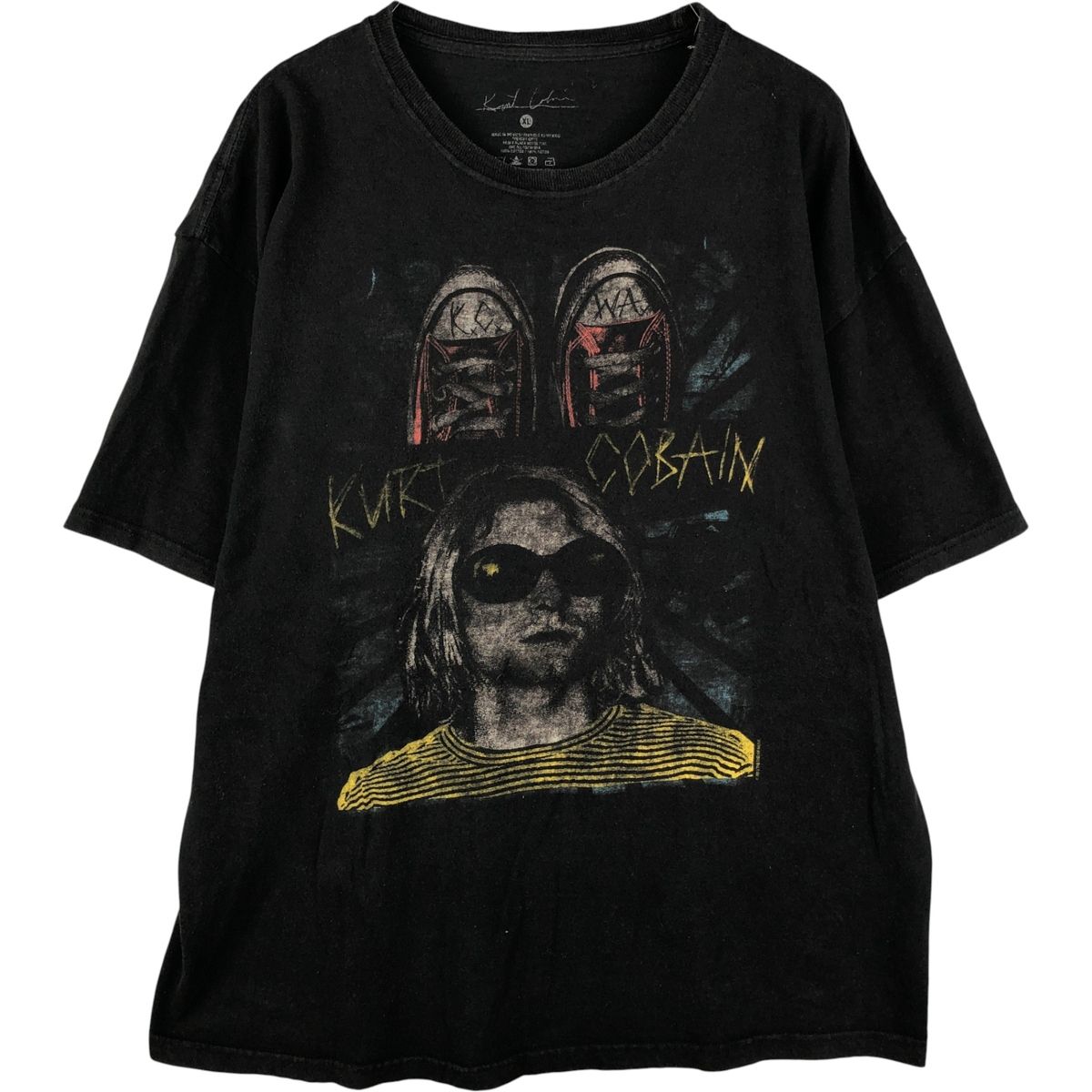 古着 KURT COBAIN カートコバーン バンドTシャツ バンT メンズXL相当 eaa594420