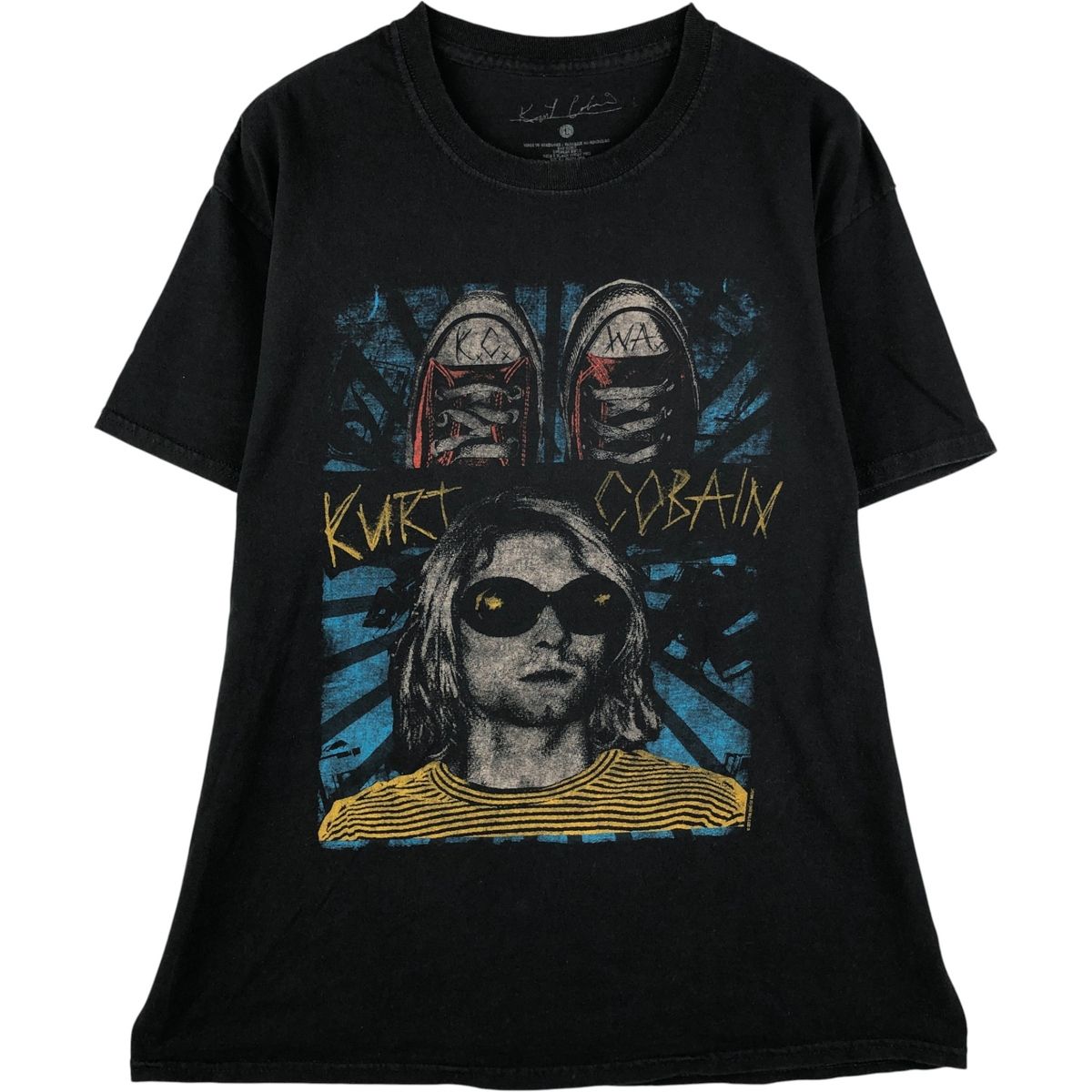 古着 KURT COBAIN カートコバーン バンドTシャツ バンT メンズL相当|eaa591023