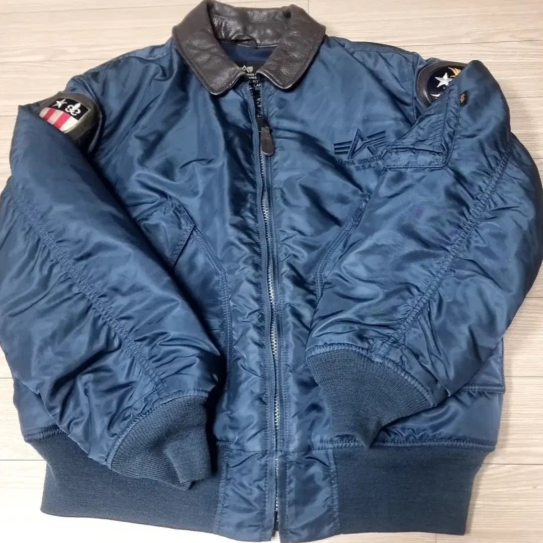 アルファインダストリーズ cwu45p ブルゾン パイロットジャンパー ネイビー large