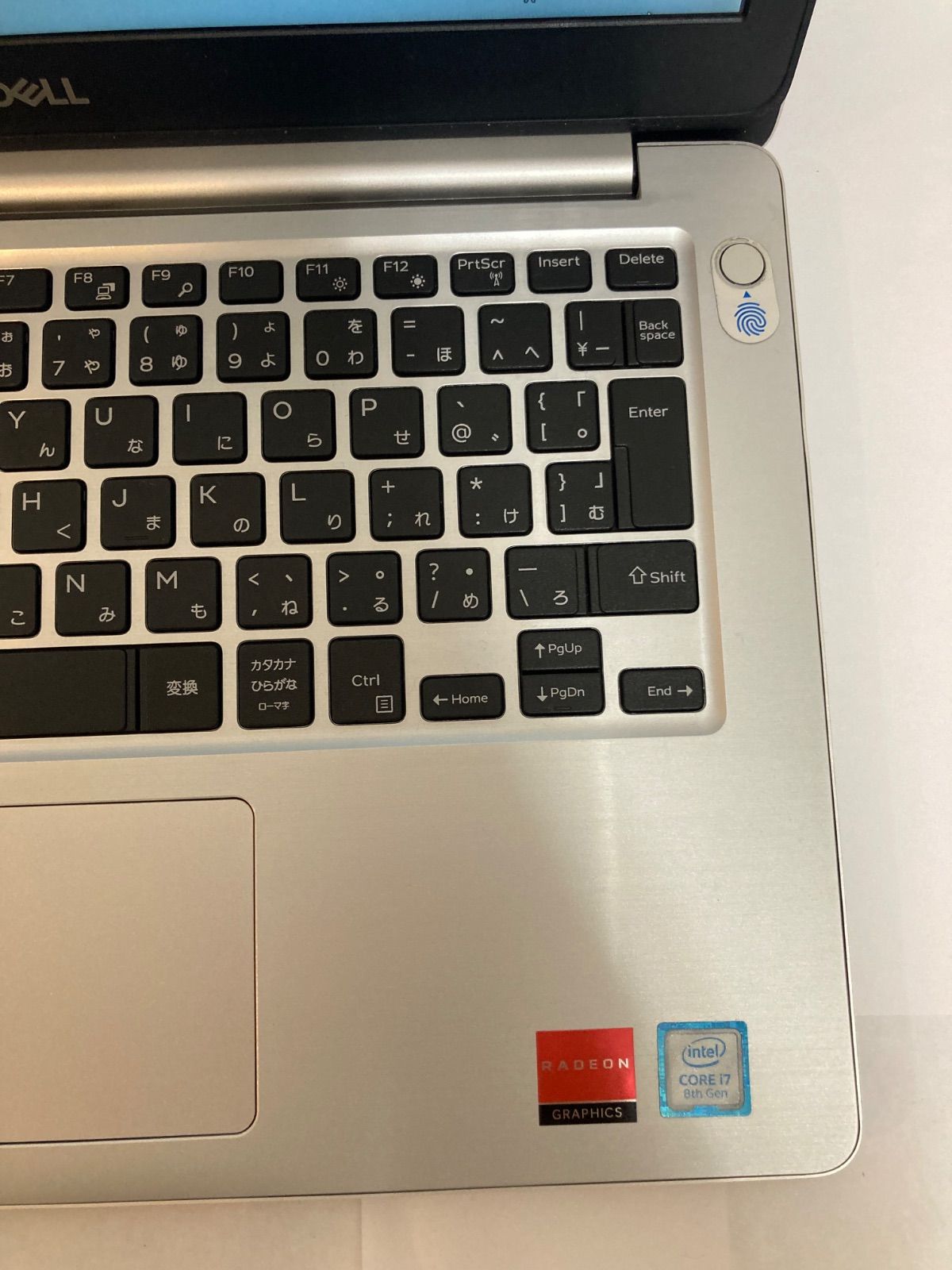 通電 済 DELL デル Inspiron P87G001 ノートPC ノートパソコン シルバー