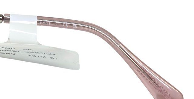 未使用 スワロフスキー メガネ 眼鏡フレーム キャットアイ SK1024
