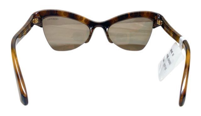 未使用 スワロフスキー サングラス 大粒ストーン SK6043 ブラウン　茶色　クリスタル ストーン SWAROVSKI 石　ラインストーン レディース 未使用 スワロフスキー サングラス 大粒ストーン SK6043 ブラウン 茶色