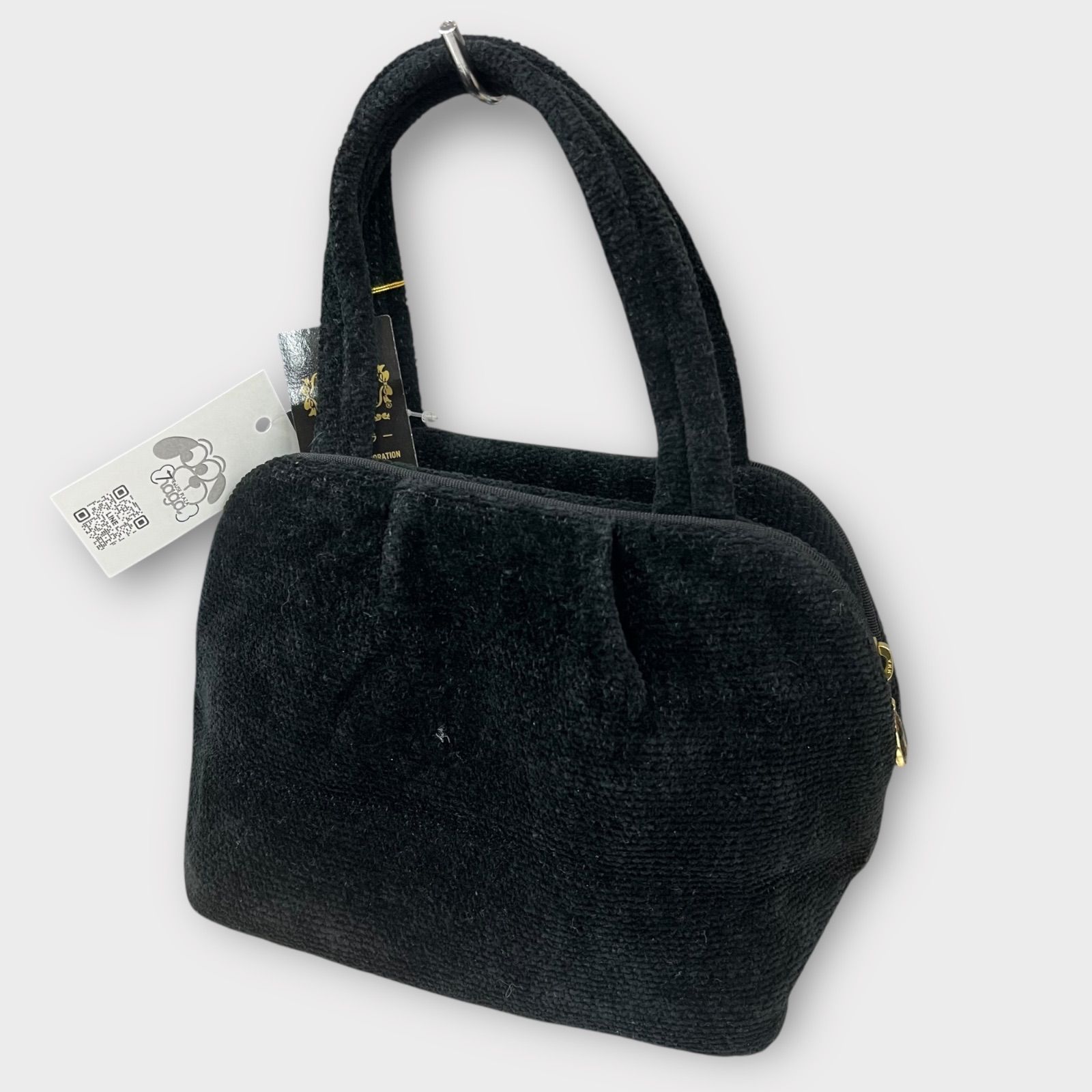 美品 タグ付 フェイラー ミニハンドバッグ Feiler フラワー バッグ