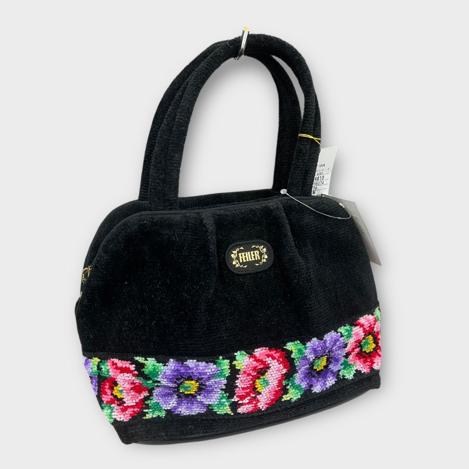 週末限定お値下げ❣️未使用品❣️FEILER ❣️フラワー柄 、ハンドバッグ FEILER - FEILER フェイラー ハンドバッグ ワンショルダー 花柄