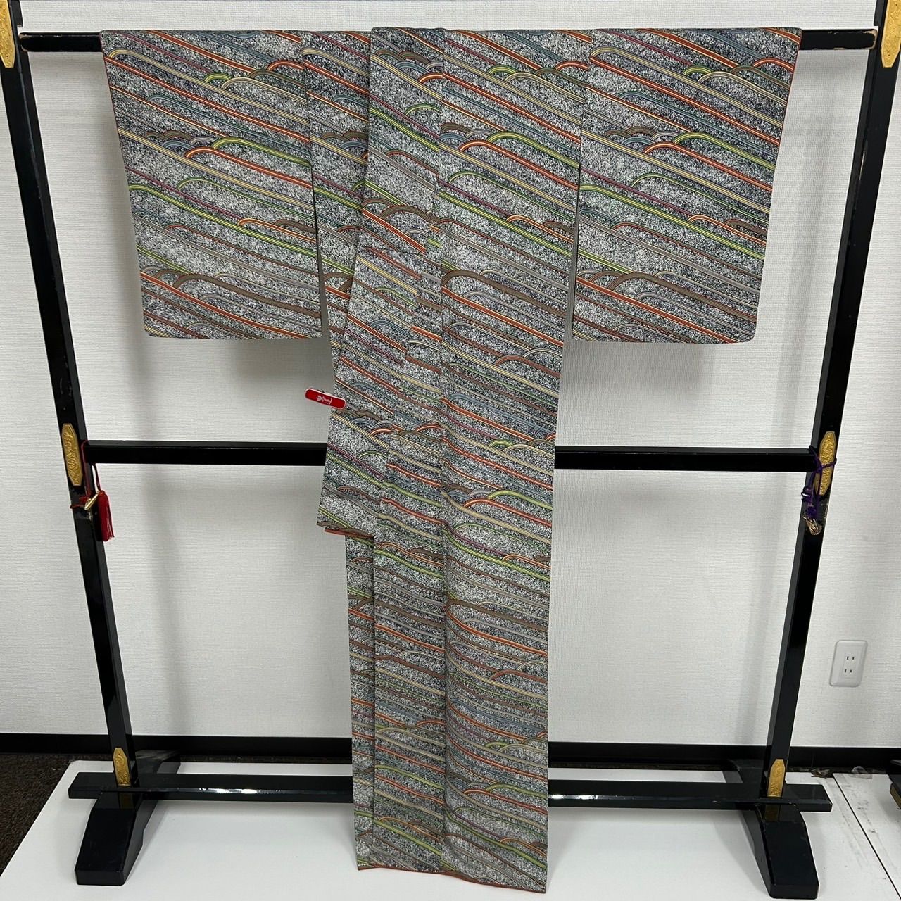 小紋 叩き染め 正絹 センスの良い染め 袷 着物 MK-509 - メルカリ