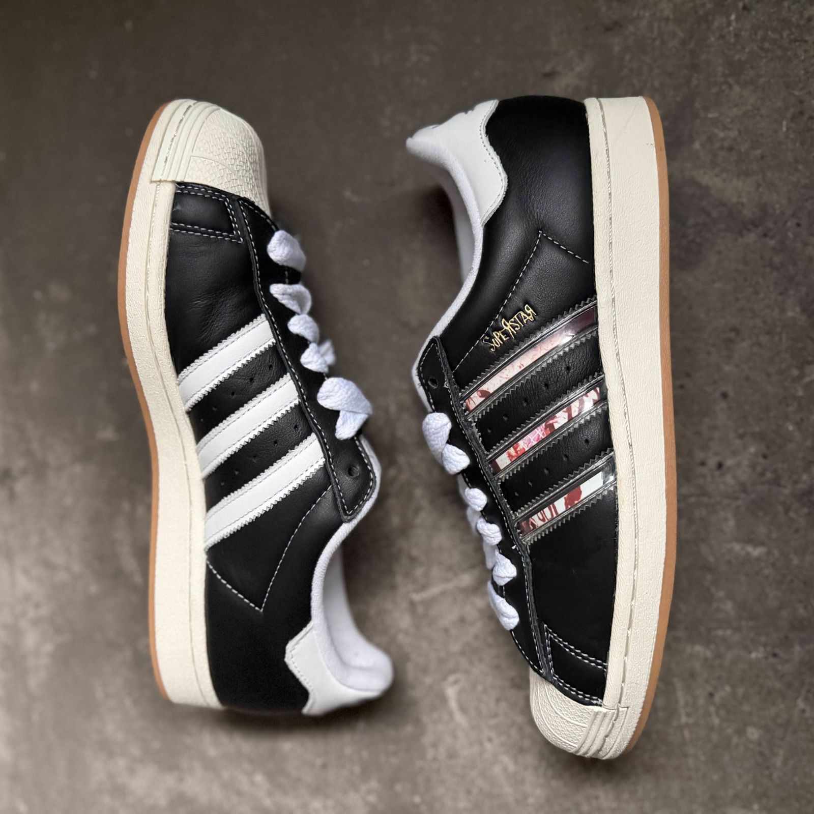 adidas x KORN SUPERSTAR ブラック ホワイト 27.5cm アディダス コーン 