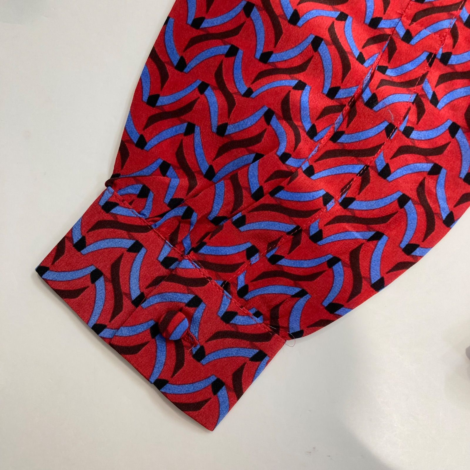 MARELLA マレーラ シルク総柄ボウタイブラウス 311607982 シルク100