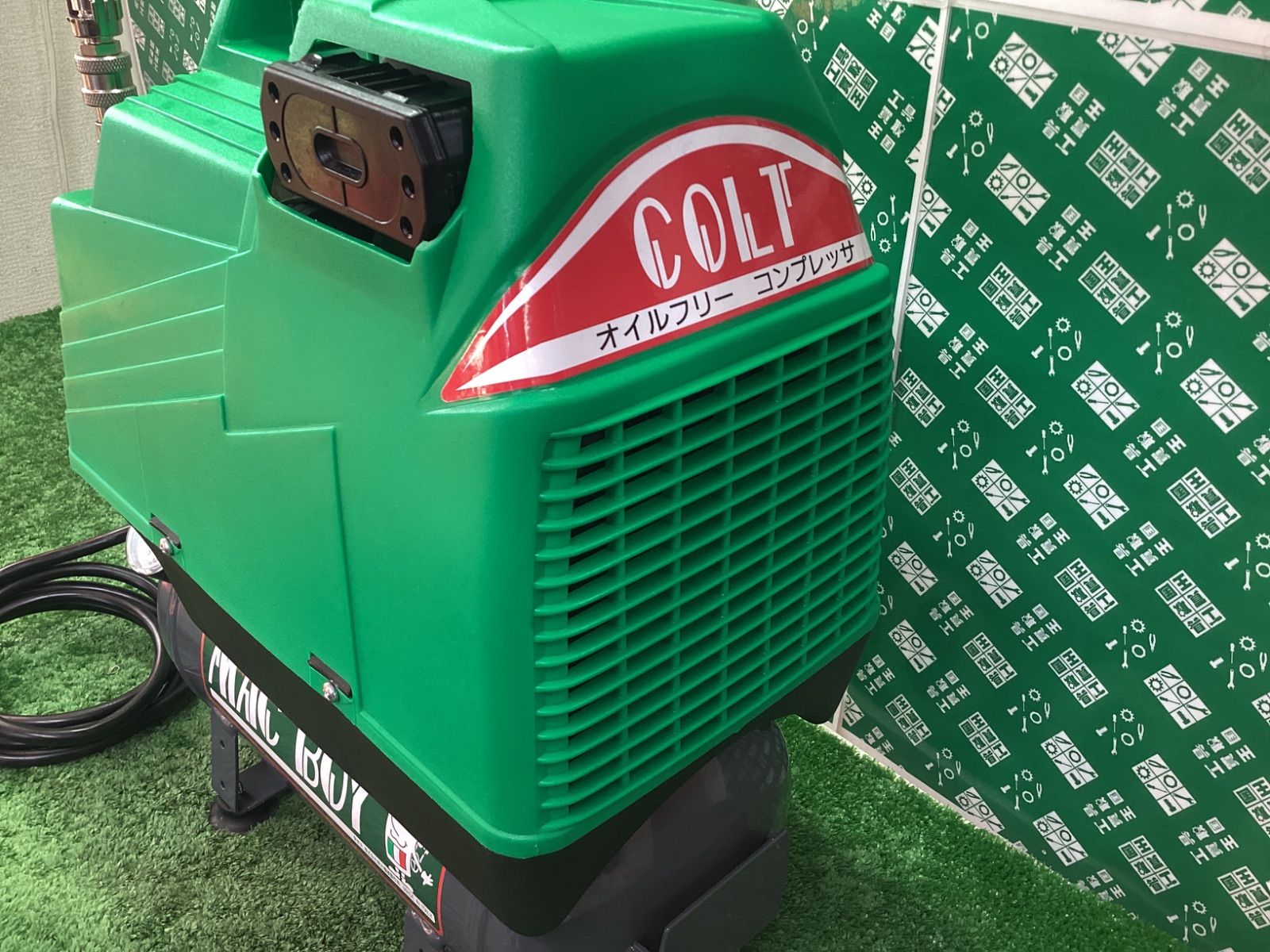 明治機械製作所 MAC BOY エアコンプレッサー 6L COLT5 6 IT4SPUR84JSC HRDEVELOPMENT_JP