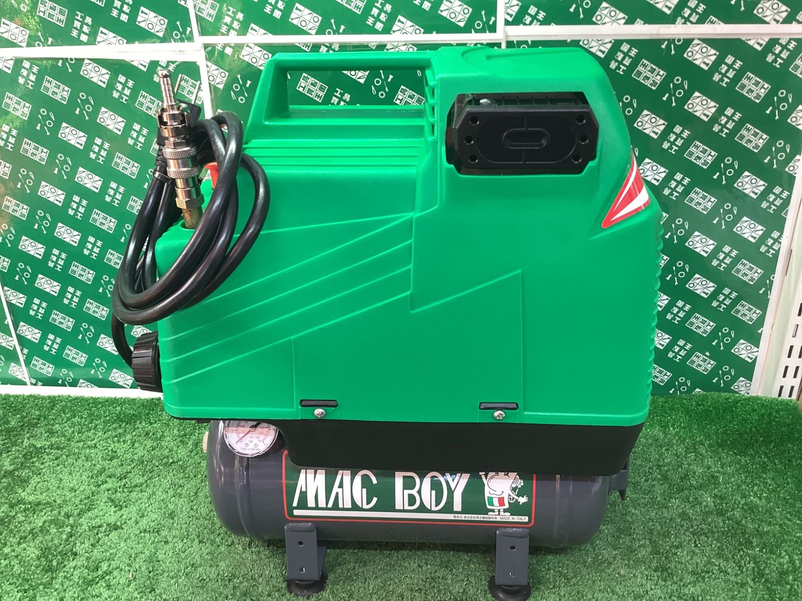 明治機械製作所 MAC BOY エアコンプレッサー 6L COLT5 6 IT4SPUR84JSC