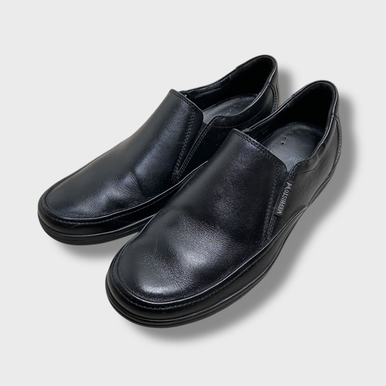 MEPHISTO レザーシューズ メフィスト ブラック 28cm 【公式通販】