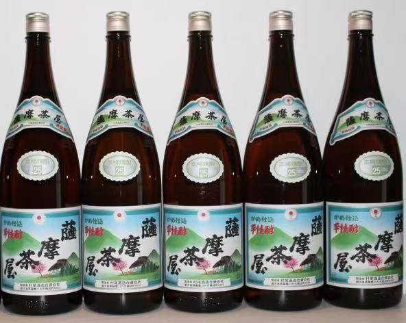 オンライン ○薩摩茶屋 25度 芋焼酎 村尾酒造 1800ml×5本 002915 芋