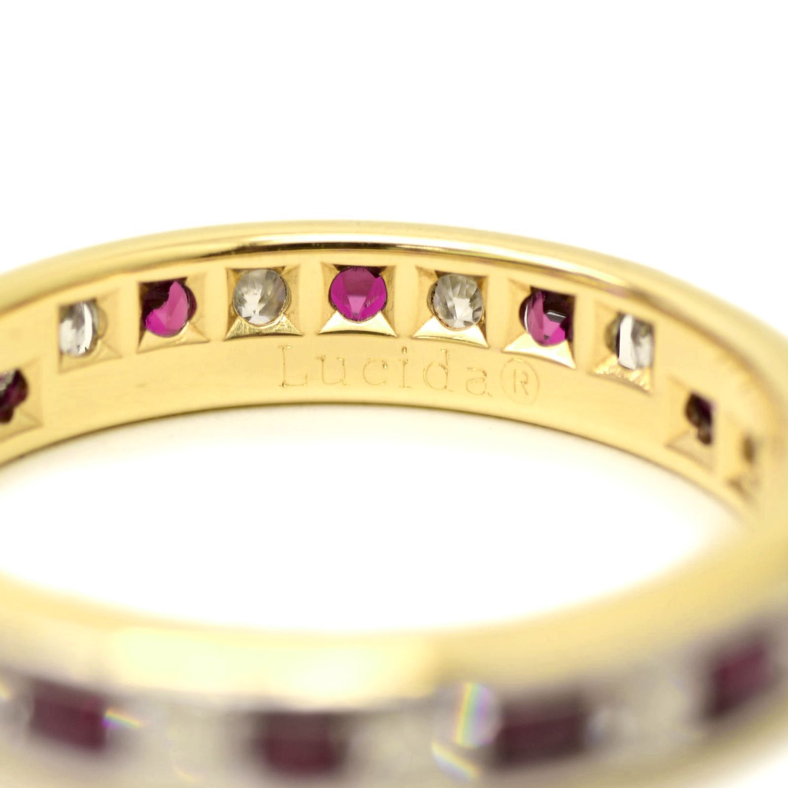 TIFFANY&Co. ティファニー 750 Pt850 ルシダ フルエタニティ ダイヤ
