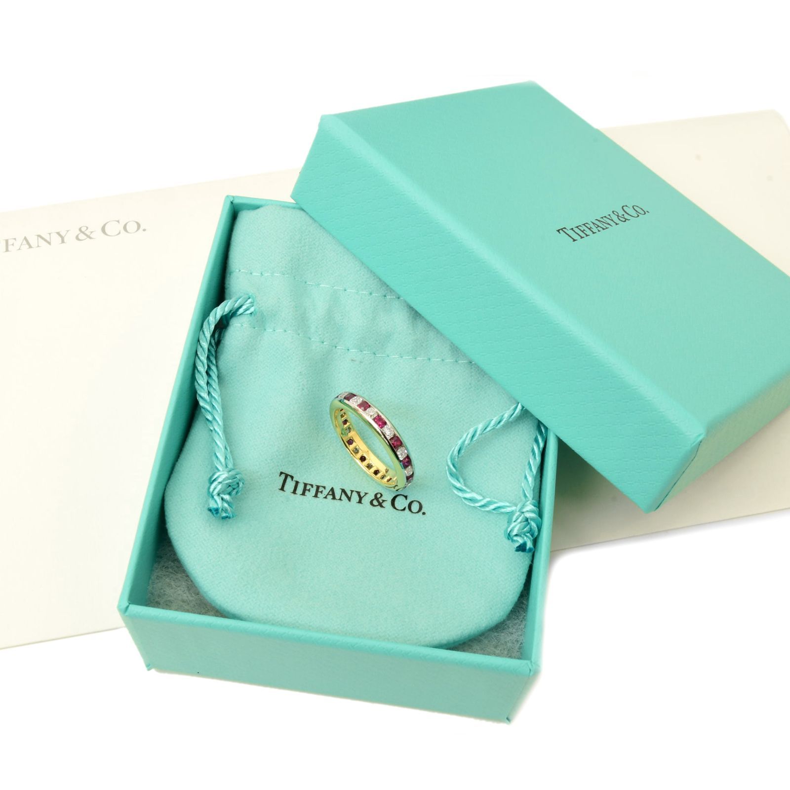 TIFFANY&Co. ティファニー 750 Pt850 ルシダ フルエタニティ ダイヤ