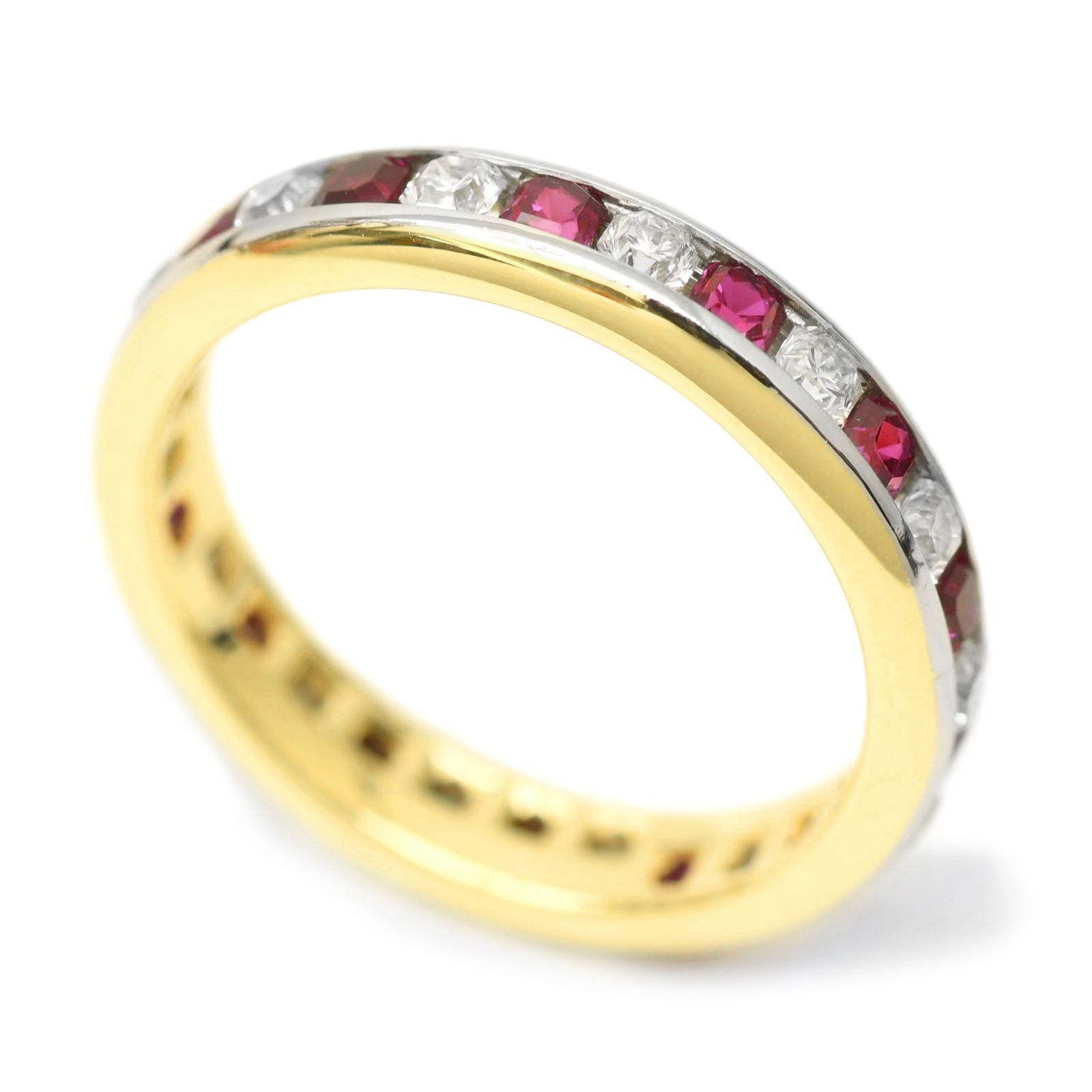 TIFFANY&Co. ティファニー 750 Pt850 ルシダ フルエタニティ ダイヤ