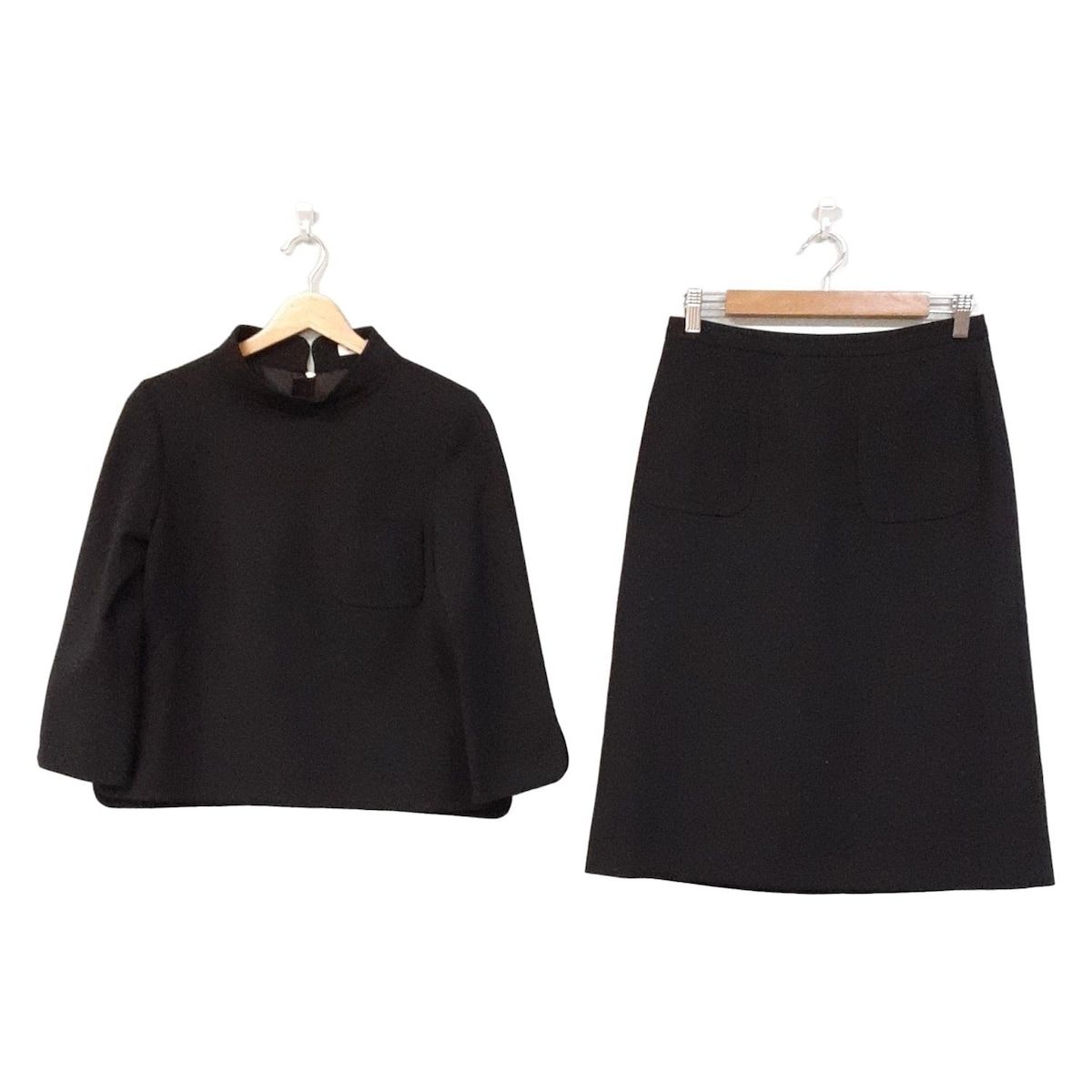 49av.Junko Shimada 49アベニュージュンコシマダ スカートセットアップ レディース - 黒