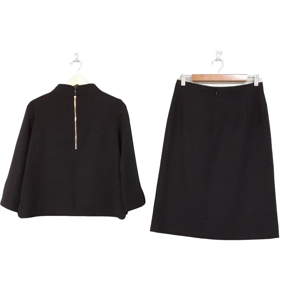 お見逃しなく！ 49av.Junko Shimada 49アベニュージュンコシマダ スカートセットアップ レディース - 黒