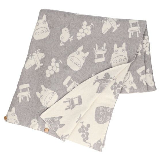 ジブリ美術館限定 マルチブランケット(オーガニックコットン) となりの