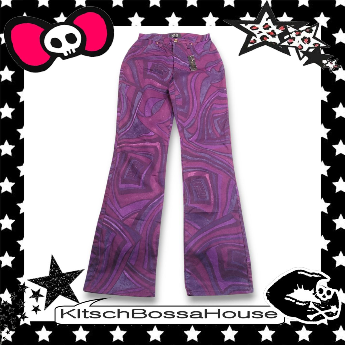 26 VERSACE ヴェルサーチェ フ パータン パンツ