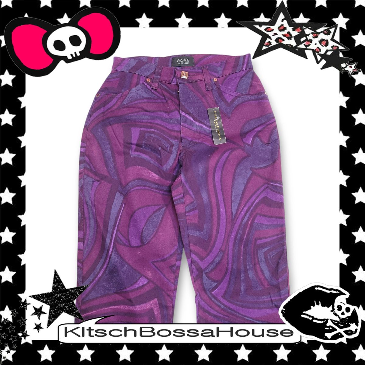26 VERSACE ヴェルサーチェ フ パータン パンツ