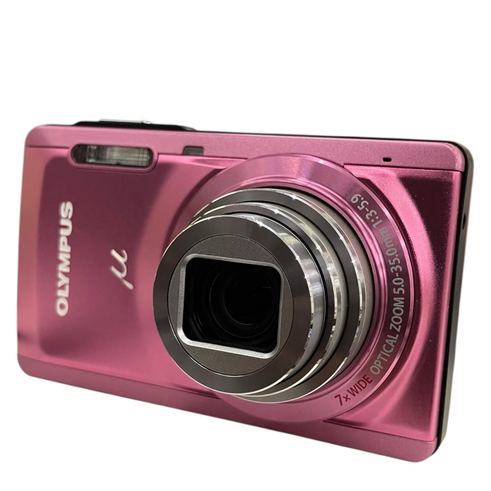 118011 動作 済み OLYMPUS オリンパス デジタルカメラ μ-7050 ピンク