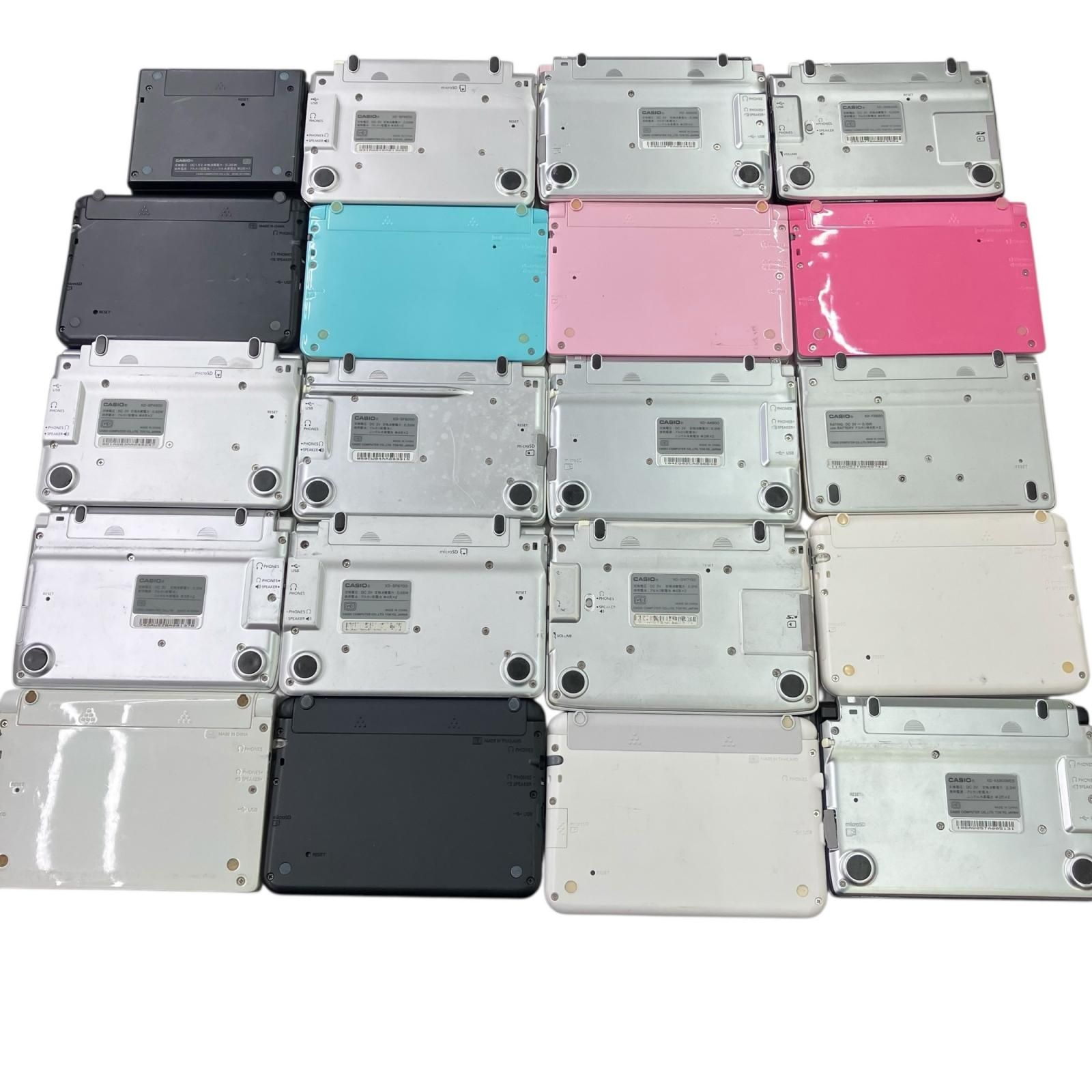 186000 動作未 CASIO カシオ 電子辞書 Ex-word ホワイト ピンク ブラックなど 20点