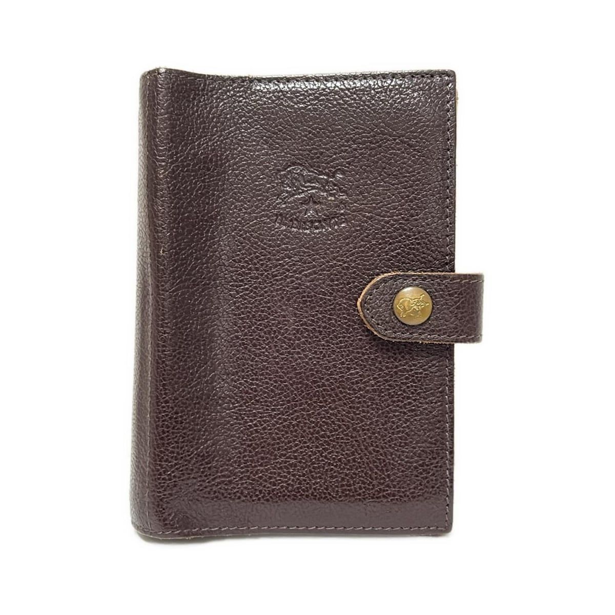 IL BISONTE イルビゾンテ 手帳 - 411383 ダークブラウン レザー