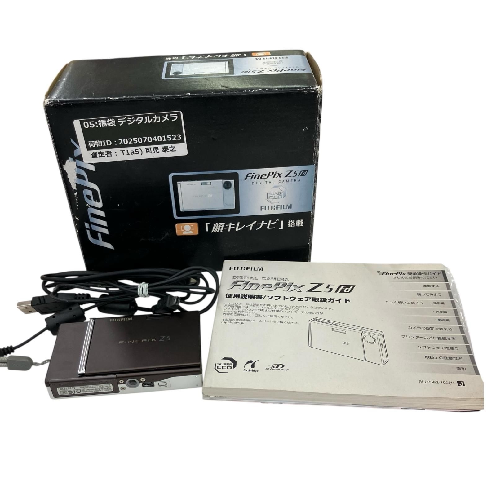 118010 動作 済み FUJIFILM フジフィルム デジタルカメラ FINEPIX Z5 fd チョコブラウン