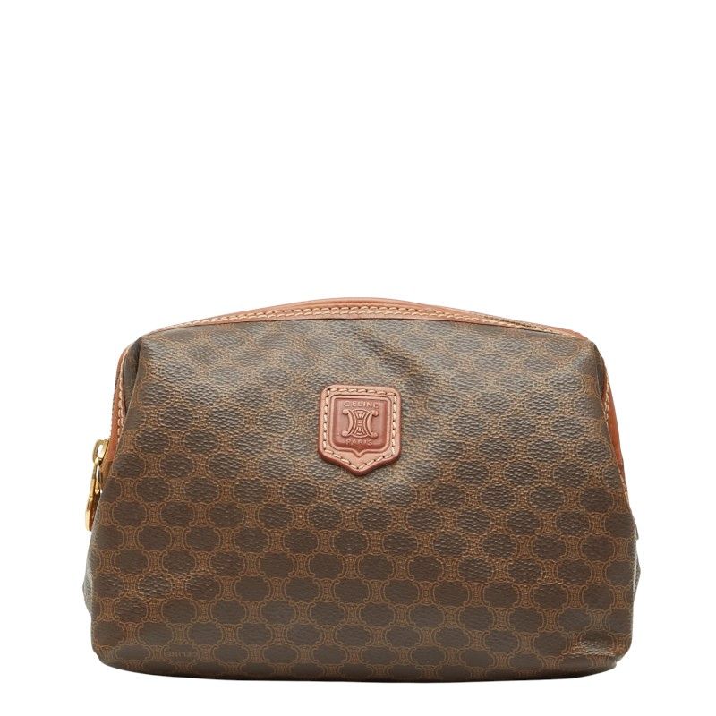 セリーヌ マカダム ブラウン PVC レザー レディース CELINE 1-0234287