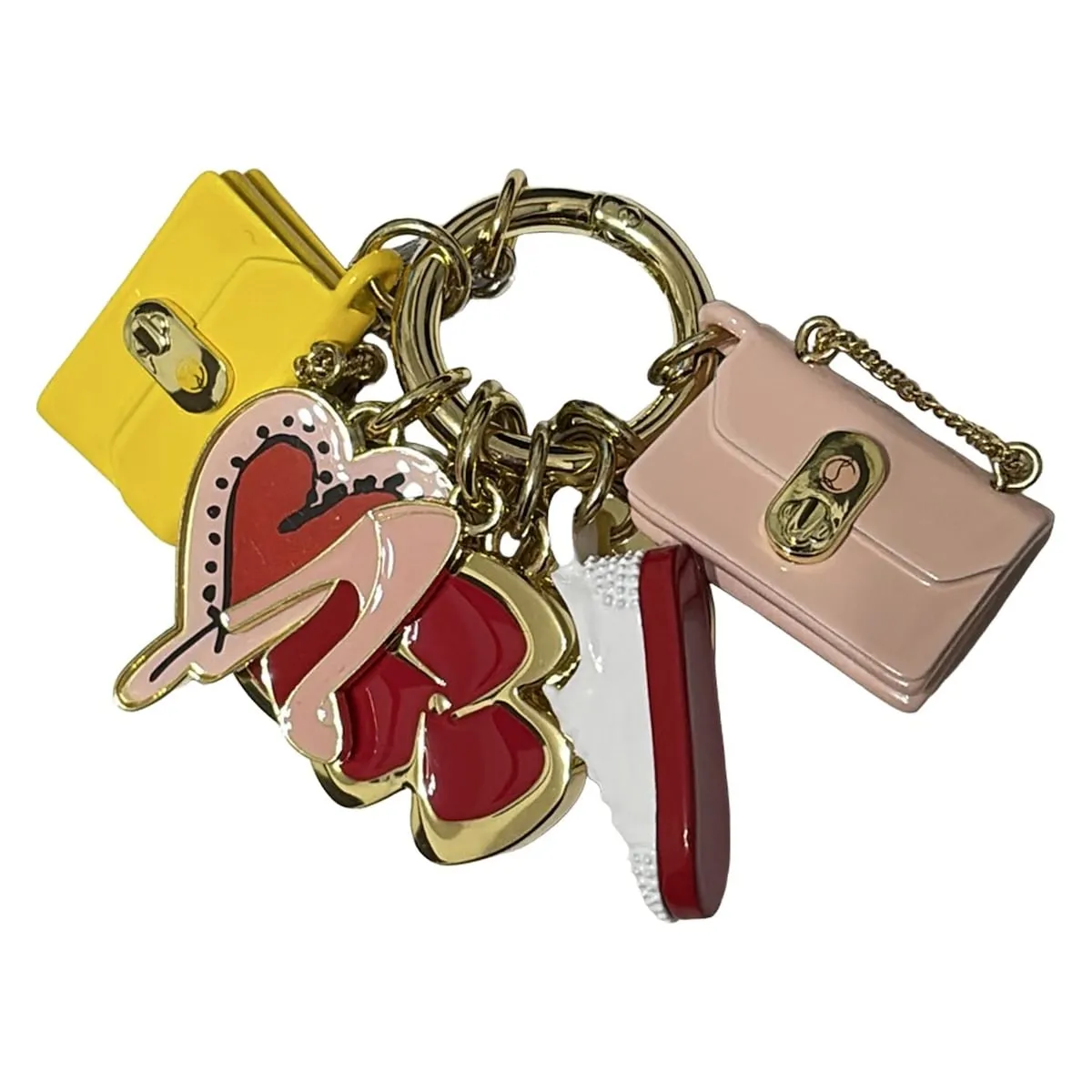 希少 極美品 Christian Louboutin キーリング ロゴチャーム 2025年最新】Christian Louboutin レディース キーホルダー