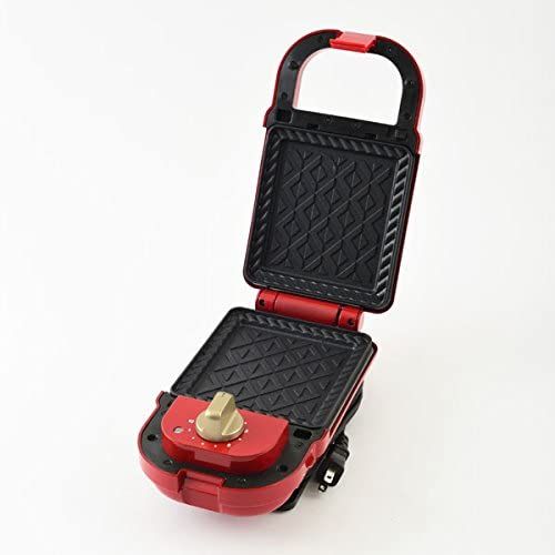 電気 ホットスナッカー ホットサンドメーカー 2連式 単相 100V 電気