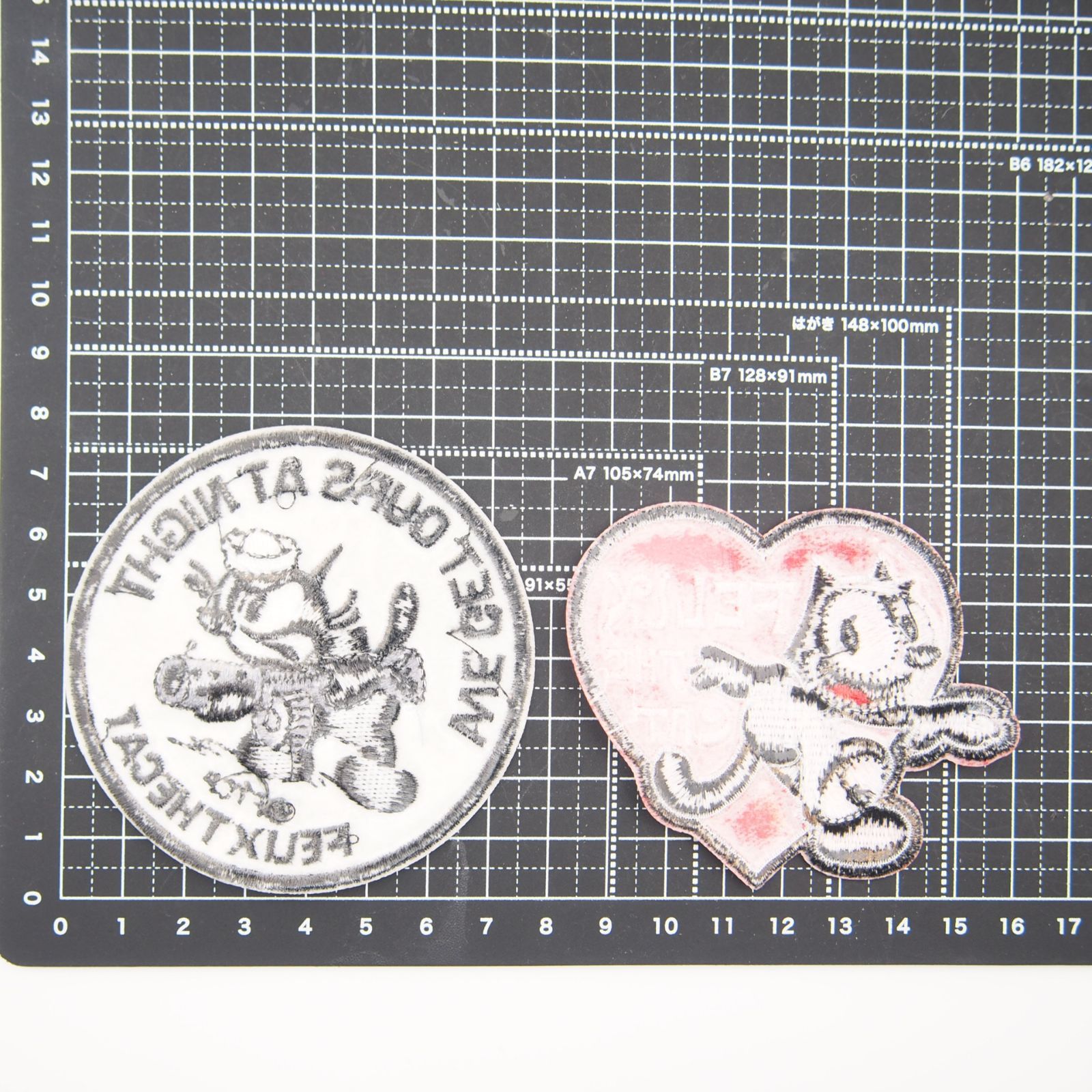 L⑥㉕ FELIX アイロンワッペン 2点セット アメカジ フェリックス