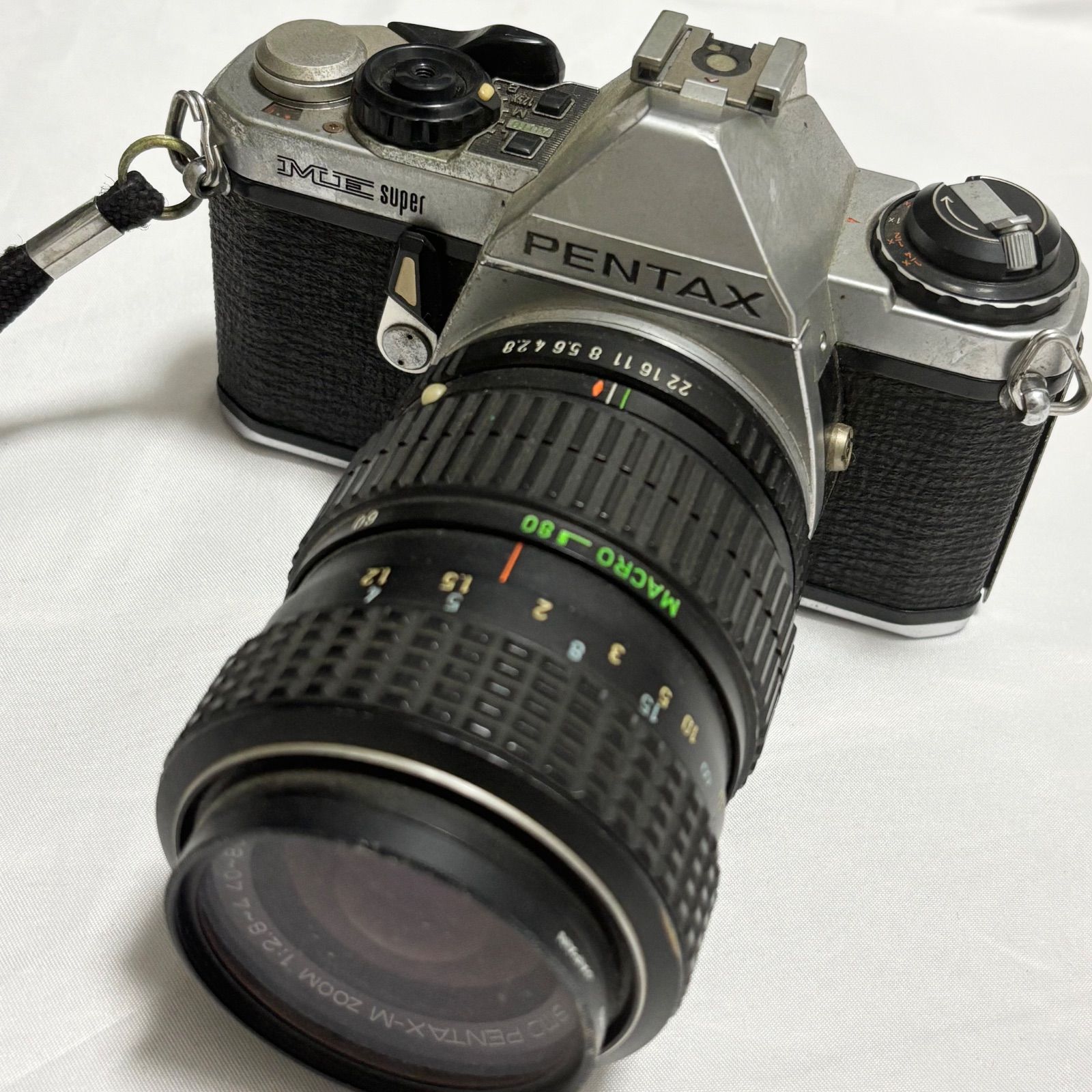 PENTAX ペンタックス ME super 一眼レフ フィルムカメラ 1 2.8 4 40 80mm ジャンク品扱い 動作未 品