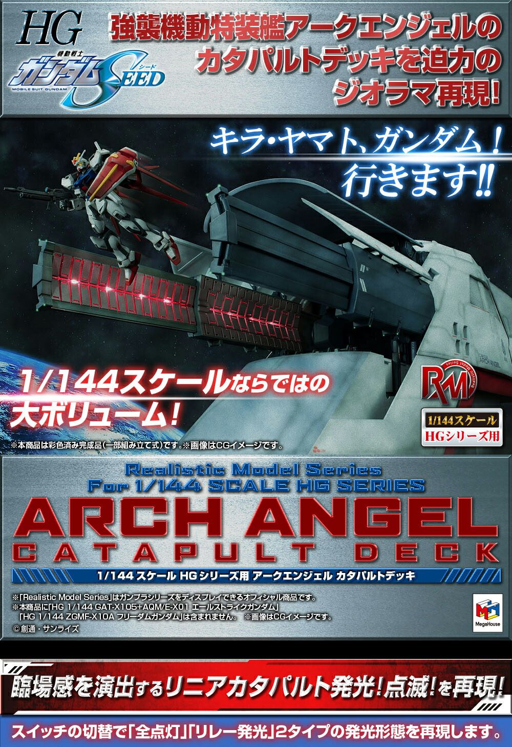RealisticModelSeries 1/144 HG用 アークエンジェルカタパルトデッキ